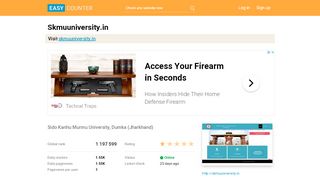 
                            5. Skmuuniversity.in: Sido Kanhu Murmu University, Dumka ...