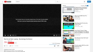 
                            5. Sky Go auf dem Laptop - Bundesliga Konferenz - YouTube