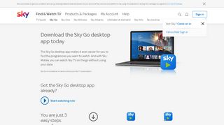 
                            1. Sky Go Installer | Sky.com