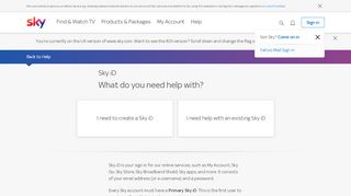 
                            1. Sky iD help | Sky Help | Sky.com