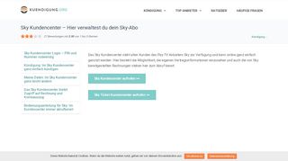 
                            4. Sky Kundencenter - Hier verwaltest du dein Sky-Abo ...