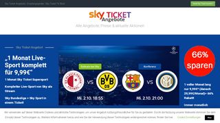 
                            6. Sky TICKET Angebote ⚽️ ab 4,99€ 🎬 August 2019 | JETZT inkl ...