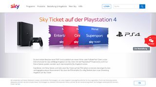 
                            4. Sky Ticket auf der Playstation (PS4) - Sky