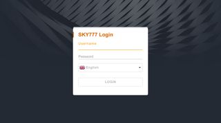 
                            7. SKY777 Login - Agent Login