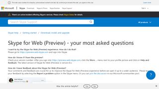 
                            10. Skype for Web (Preview) - your most asked questions | Skype ...