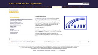 
                            6. Skyward - Burrillville School Department