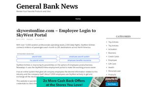 
                            6. skywestonline.com - Employee Login to SkyWest Portal ...