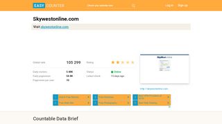 
                            8. Skywestonline.com: skywestonline.com - Easy Counter