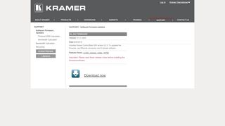 
                            8. SL-240 Firmware - Kramer