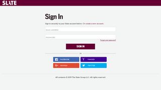 
                            10. Slate Magazine — Sign In or Create Account