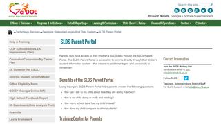 
                            8. SLDS Parent Portal - Georgia Department of Education