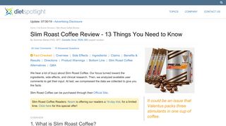 
                            3. Slim Roast Coffee Review (UPDATE: 2019) | 13 Things You ...