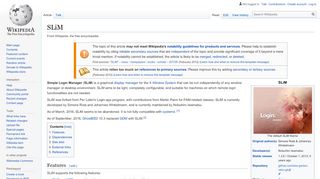
                            4. SLiM - Wikipedia