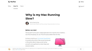 
                            1. Slow Mac: Why is My Mac Running Slow? - MacPaw