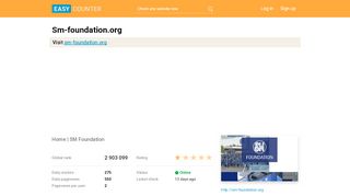 
                            7. Sm-foundation.org: Home | SM Foundation - Easy Counter