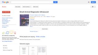 
                            9. Small Animal Diagnostic Ultrasound