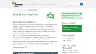 
                            8. Small Business Incentives | Ameren Illinois