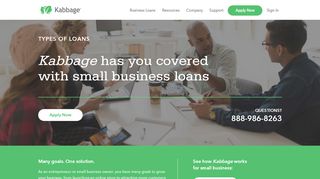 
                            1. Small Business Loans Up To $250,000 | Kabbage INC