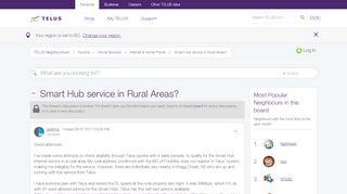 
                            9. Smart Hub service in Rural Areas? - TELUS …