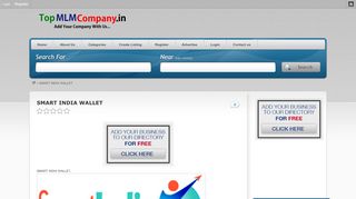 
                            5. SMART INDIA WALLET - Top MLM Company