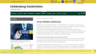 
                            3. Smart Mobiles Marketing - Lichtenberg Nachrichten