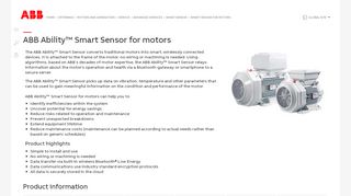 
                            3. Smart Sensor for motors - ABB Ability Smart Sensor (ABB Advanced ...