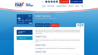 
                            6. Smart Services | My FGB Cards