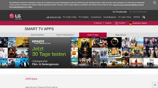 
                            5. Smart TV Apps – LG Deutschland