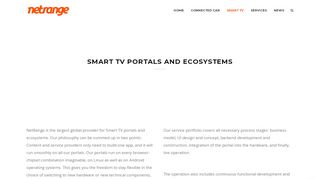 
                            1. Smart TV Portals and Ecosystems | NetRange