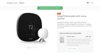 
                            7. Smart WiFi Thermostats by ecobee