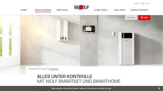 
                            6. Smarthome - Smartset App - WOLF Heiztechnik