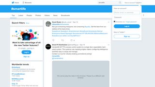 
                            4. #smartlife hashtag on Twitter
