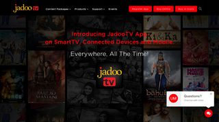 
                            3. SmartTV App - jadootv.com