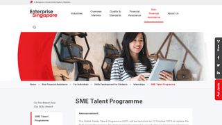 
                            2. SME Talent Programme | Enterprise Singapore