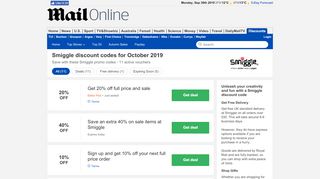 
                            5. Smiggle discount code - 20% OFF in August - Daily Mail