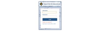 
                            6. Smith College Web Login Service - Error