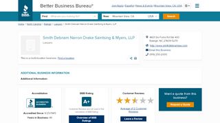 
                            3. Smith Debnam Narron Drake Saintsing & Myers, LLP | Better Business ...