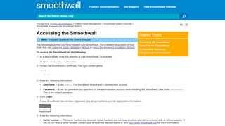 
                            1. Smoothwall: Accessing the Smoothwall System