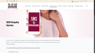 
                            3. SMS Enquiry Service – ARM Pensions