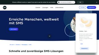 
                            7. SMS Lösungen für Unternehmen |CM