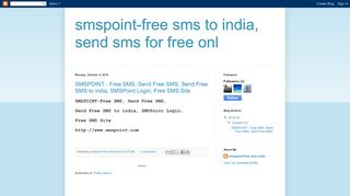 
                            6. smspoint-free sms to india, send sms for free onl