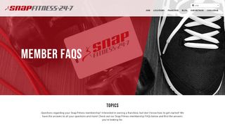 
                            9. Snap Fitness 24-7 Membership FAQ