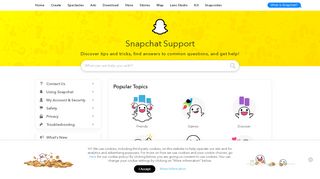 
                            5. Snapchat Support