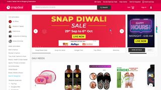 
                            1. Snapdeal.com - Online Shopping Site India