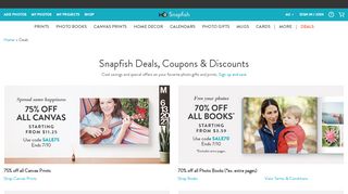 
                            2. Snapfish Deals, Coupons & Discounts