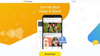 
                            3. Snaptube - Video Downloader, Download YouTube, Facebook Free