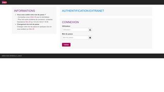
                            6. SNCF : Authentification Extranet