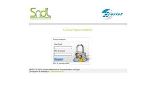 
                            1. SNDL Systeme National de Documentation en ... - …