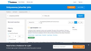 
                            7. Sniqueaway jetsetter Jobs, Employment | Freelancer