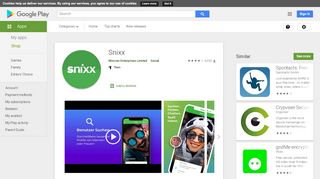 
                            9. Snixx – Apps bei Google Play